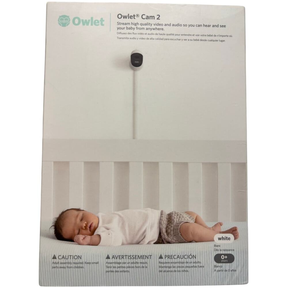 Owlet Cam 2 Smart Baby Monitor WiFi Camera HD Nursery Security